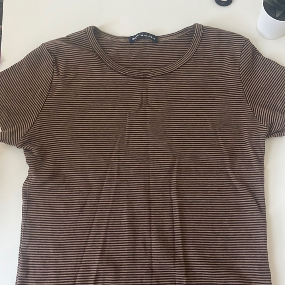 Randy Melville brown and light brown baby short sleeve tee never worn